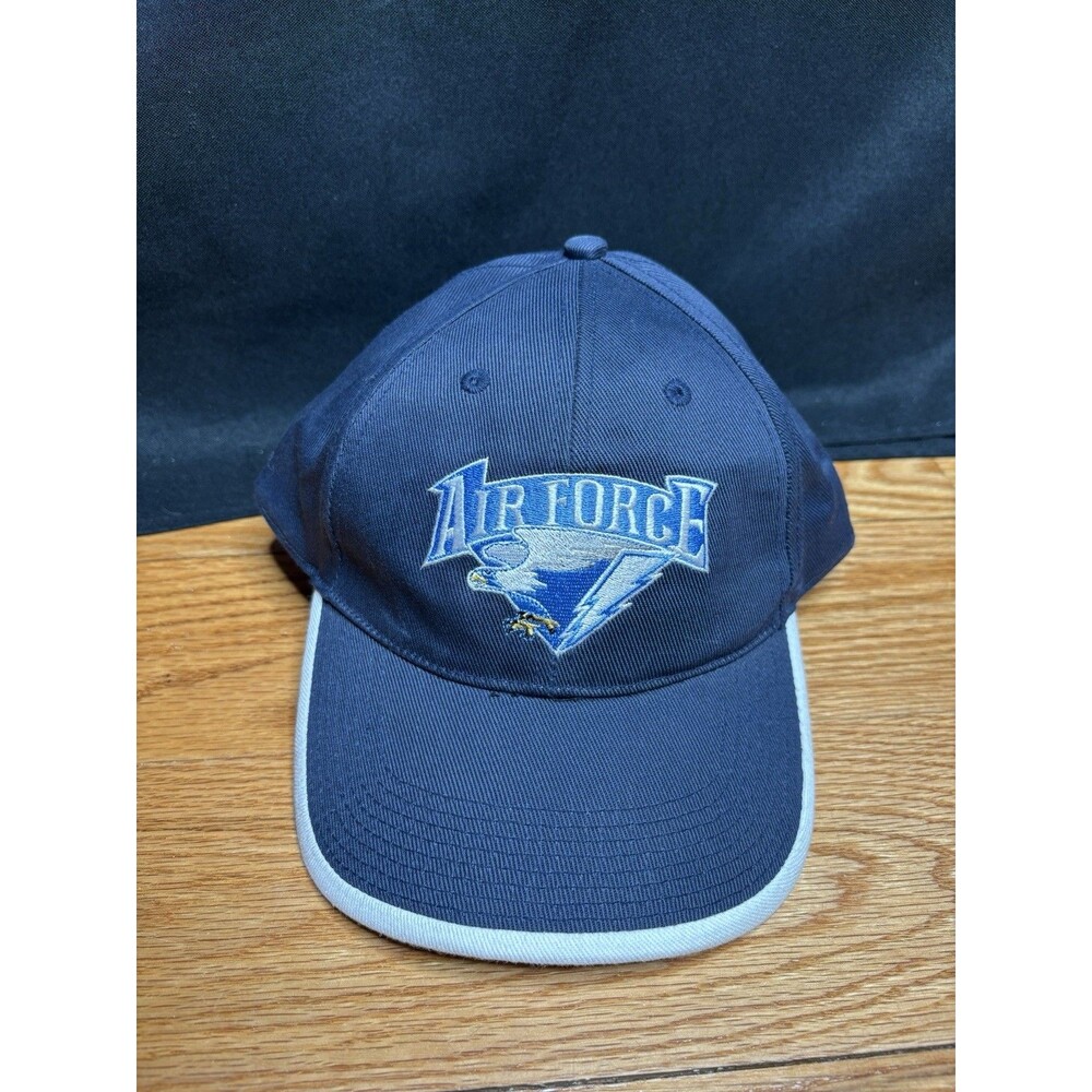 Air Force Falcons Hat Cap Strap Back One Size Blue NCAA Football Mens OSFM